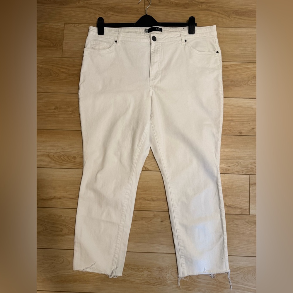 Kut from the Kloth White Denim Jeans